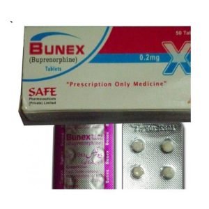 Pērciet Bunex 0,2 mg (buprenorfīns)