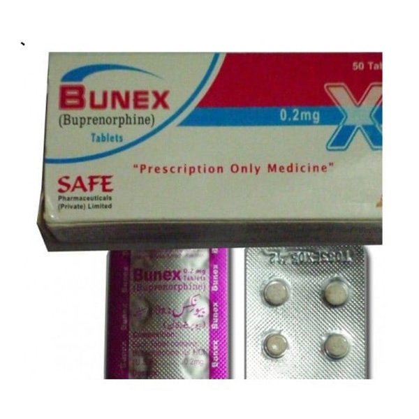 Pērciet Bunex 0,2 mg (buprenorfīns)