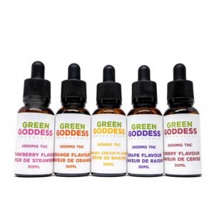 Tinktura destilata - 1000 mg THC - Zelena boginja